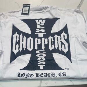 Great Choice White West Coast Choppers Men's Tee